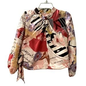 Dior Kids Multicolor Graphic Short Sleeve Tee